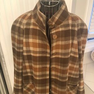 Vintage Wool Plaid Jacket
